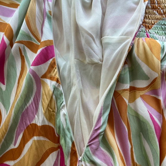 Astr Mariela  Colorful Abstract Print Midi Slip Dress Size XL - Picture 13 of 16